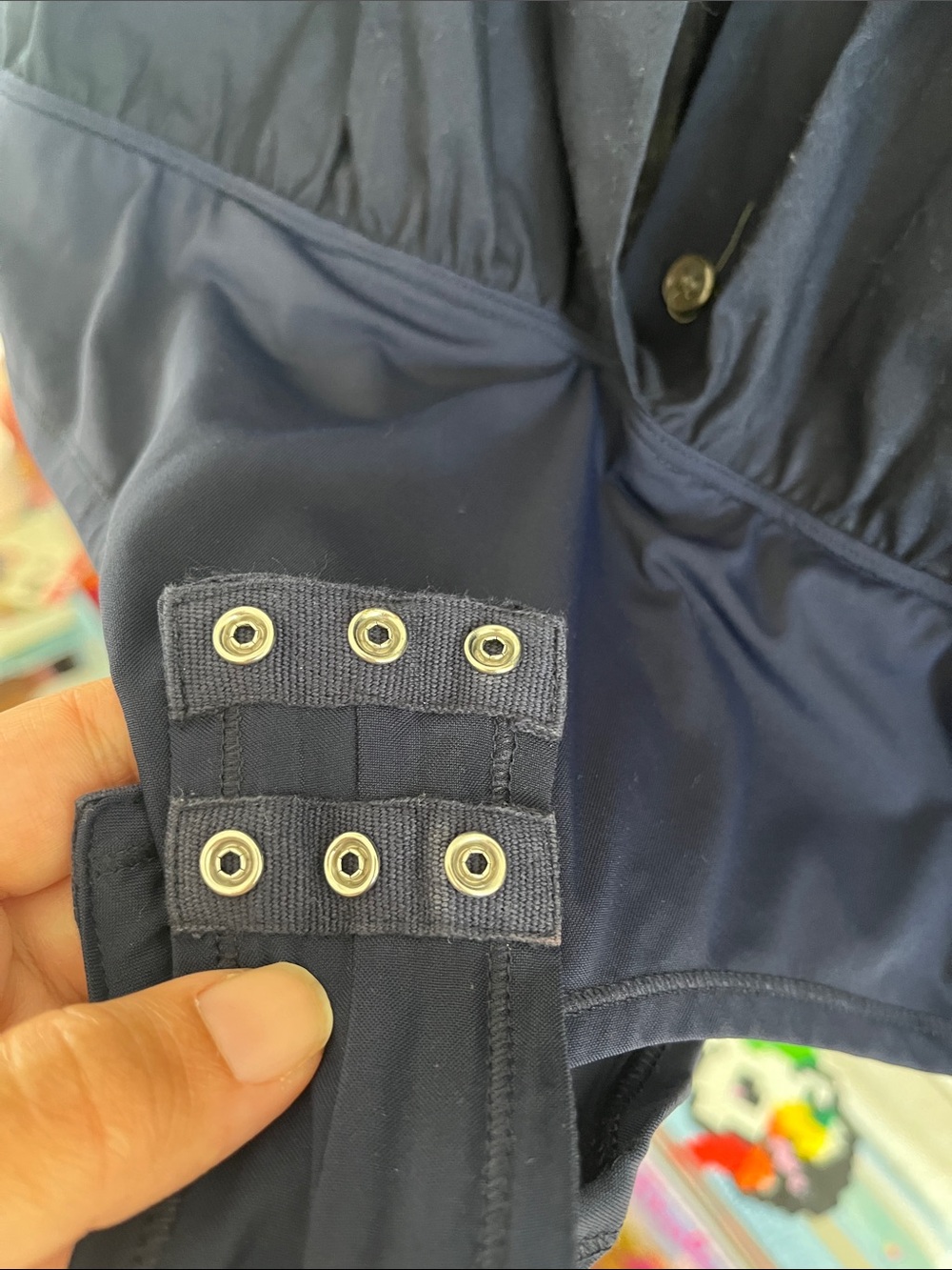 J.CREW - Long-Sleeve Shirt Jacket Bodysuit - Picture 3 of 4